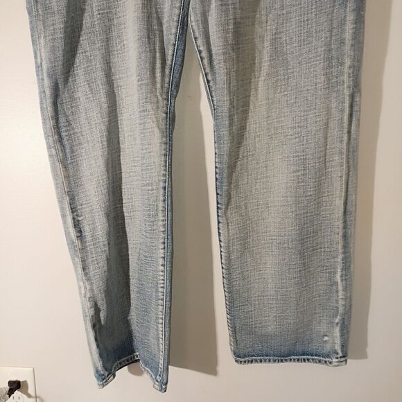 Levis 569 Jeans Men's 40x32 Blue Light Wash Denim Loose Straight - Picture 2 of 16